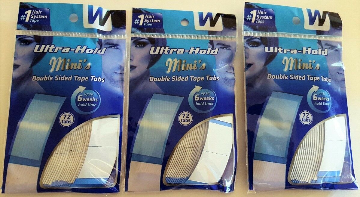 Walker Ultra Hold Tape Mini's Double Sided Tape 216 Tabs, Wig, Toupee, Hairpiece