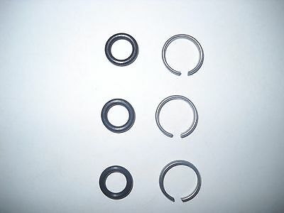 3/8" Impact Wrench / Gun Socket Retainer Ring With O-ring - 3 Sets