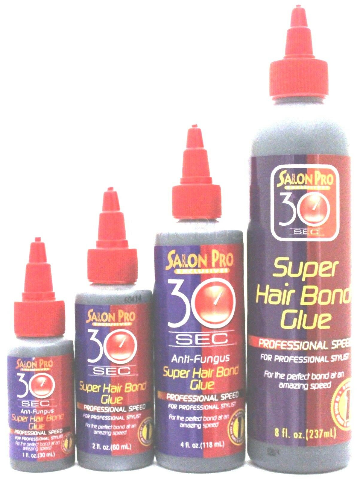 Salon Pro 30 Sec Super Hair Bond Weave Wig Extension Glue(1oz / 2oz / 4oz)