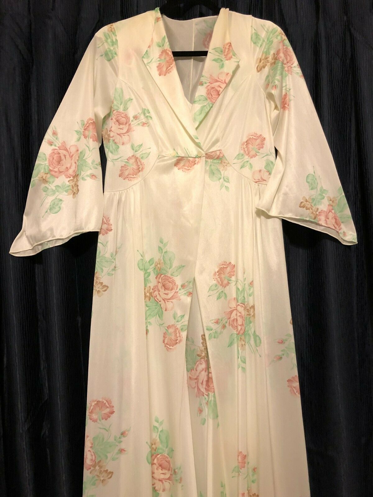 Vintage Sears Floral Nightgown And Robe Set 36 Medium