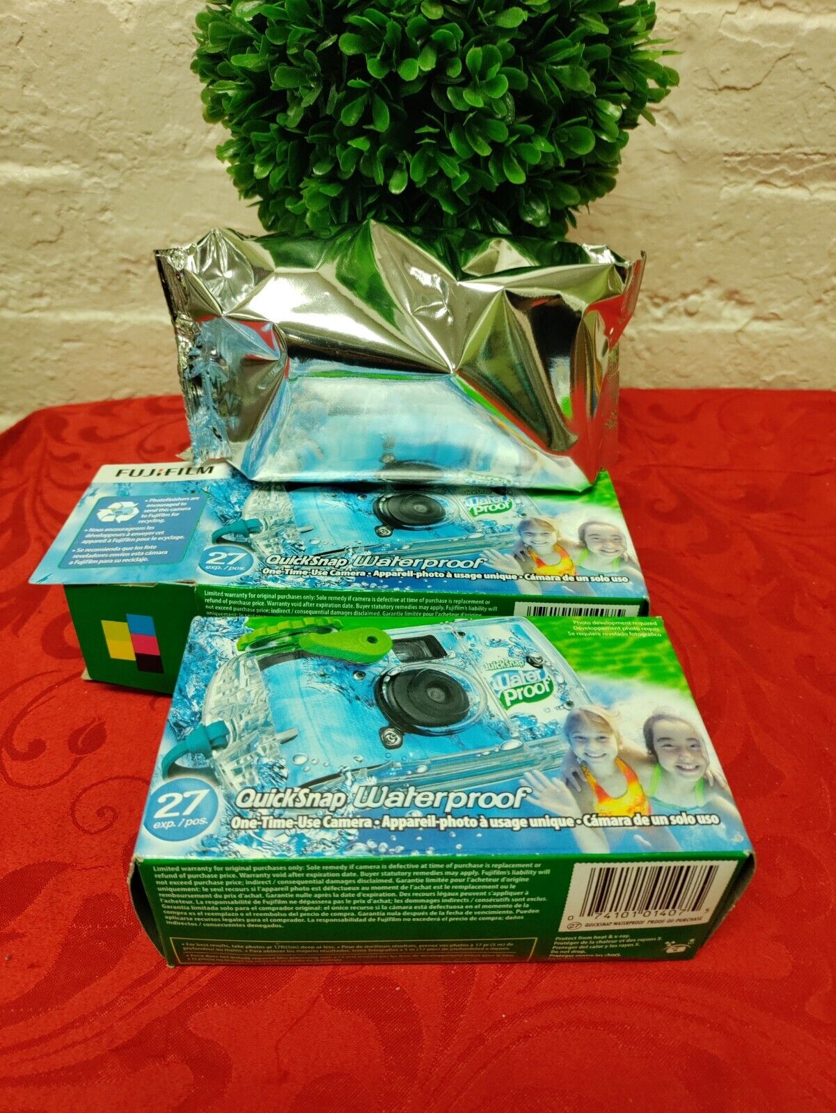 2 Quick Snap Waterproof Fujifilm Disposable Camera New One Is Open But New