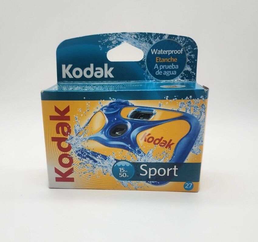 Expired-kodak Sport Water & Sport Single Use Disposable Waterproof Camera