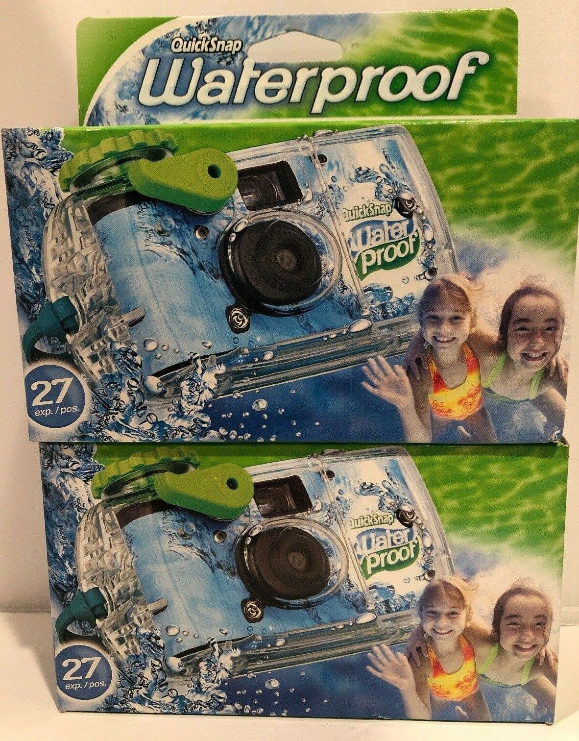 2 Disposable Cameras Quick Snap Waterproof Pool Underwater Fujifilm 05/2024