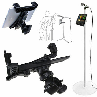 Music Microphone Stand Holder Mount For 7-11" Tablet Ipad Air 5 4 3 2 Samsungtab